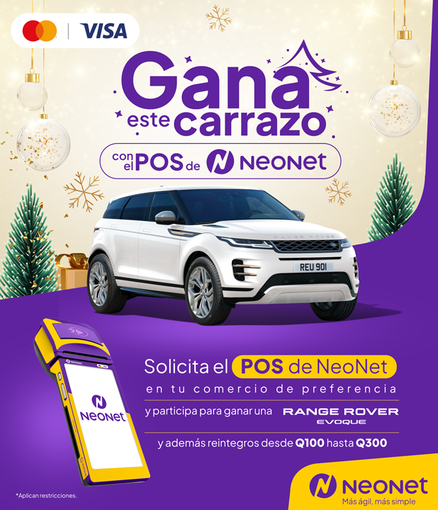 Promoción Gana un Carrazo con el POS de NeoNet
